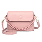 Leather Shoulder Bag With Chain The Store Bags Pink 