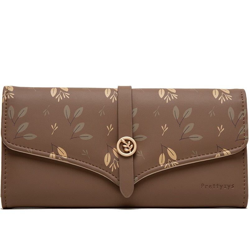 Ladies Flap Bifold Wallet The Store Bags Chocolate 