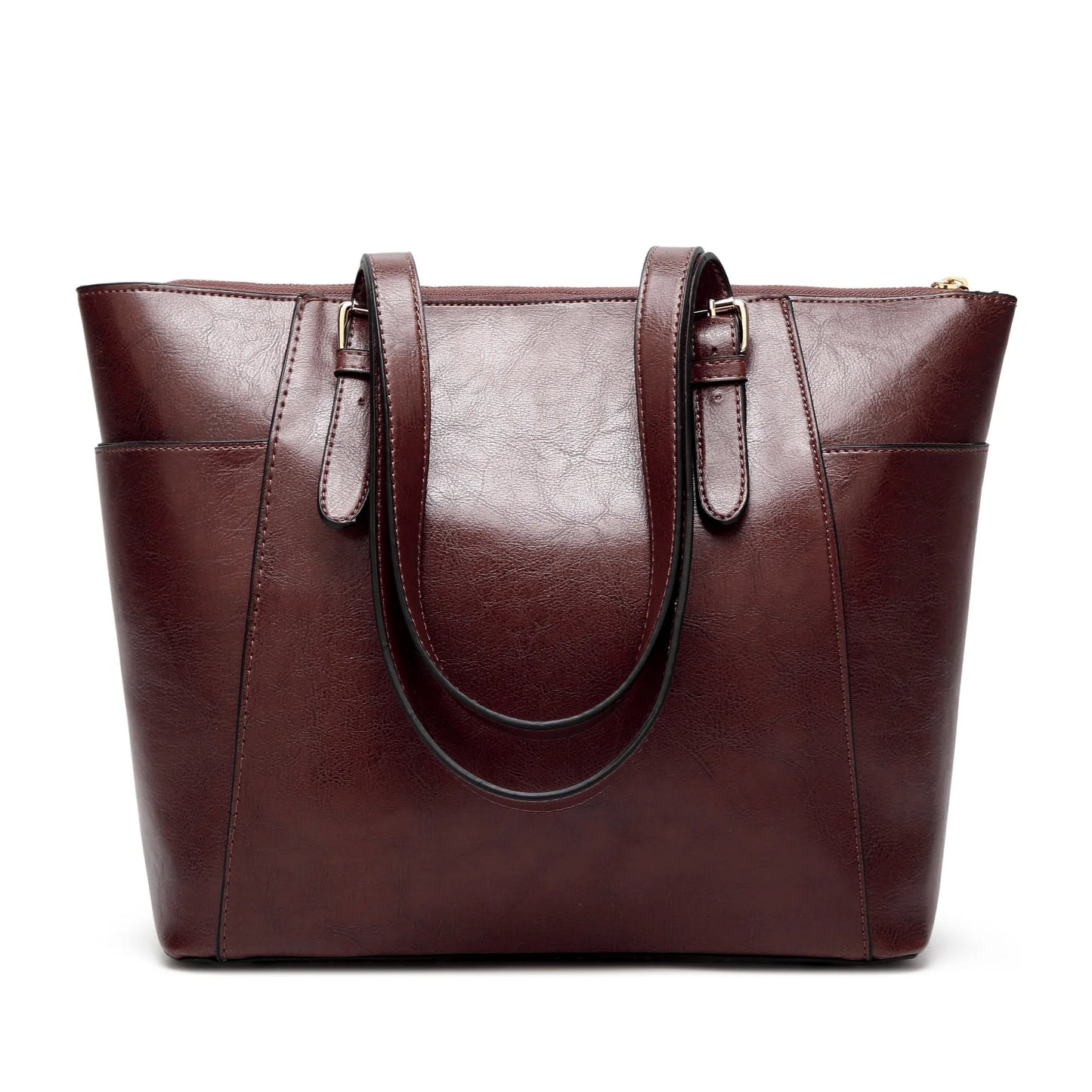 Rectangular Leather Tote Bag