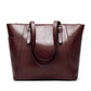 Rectangular Leather Tote Bag