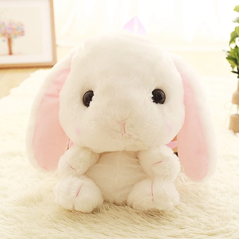 Plush Rabbit Backpack The Store Bags About 50cm WHITE RUBBIT BAG 