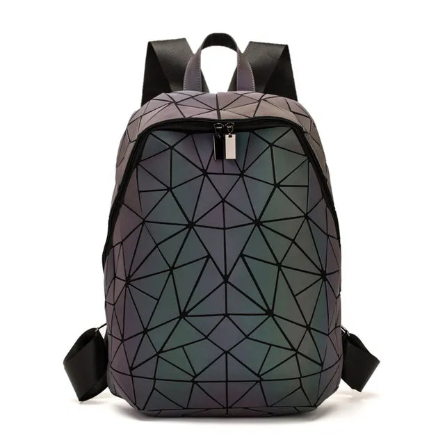 Geometric Holographic Backpack The Store Bags backpack 
