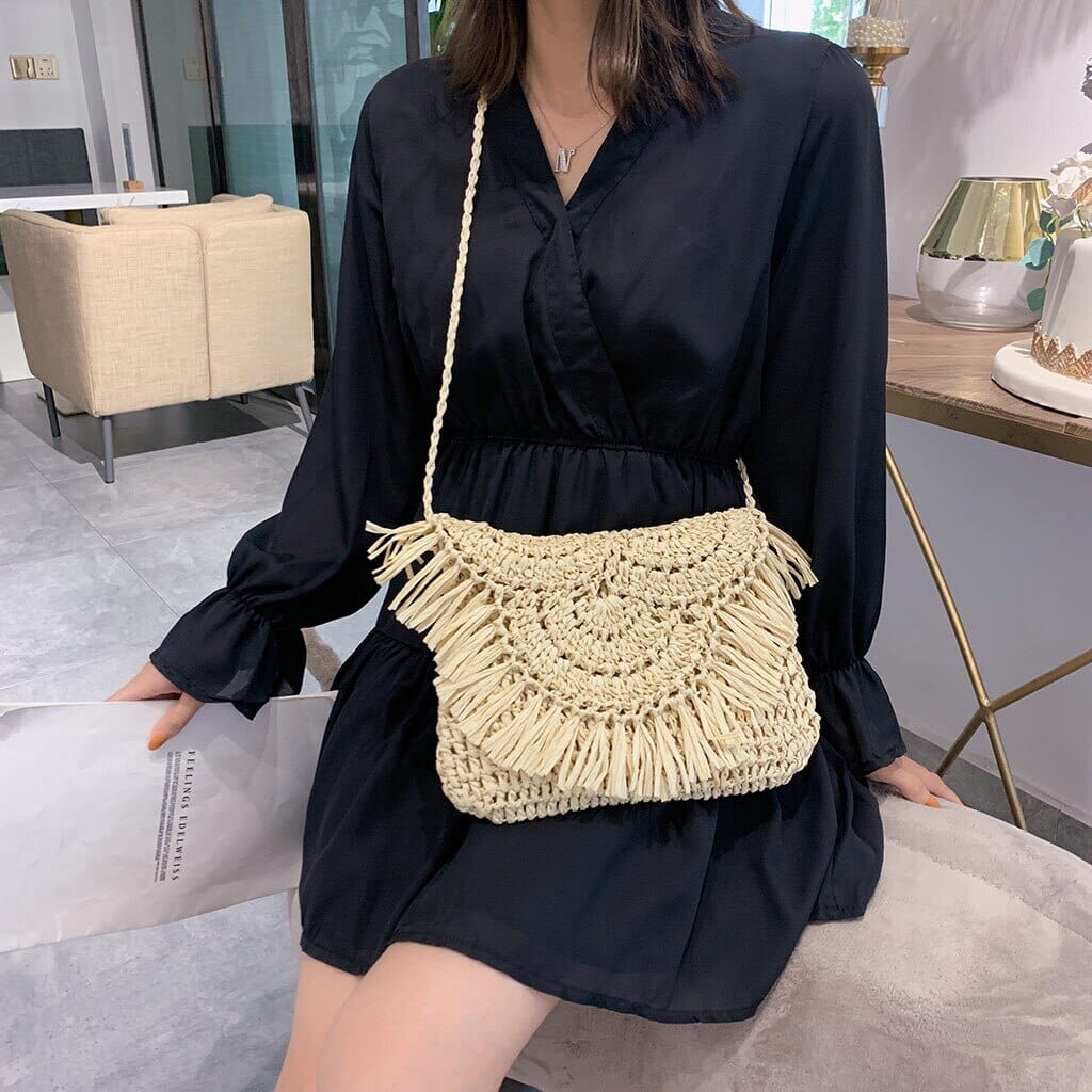 Straw Clutch Purse The Store Bags 