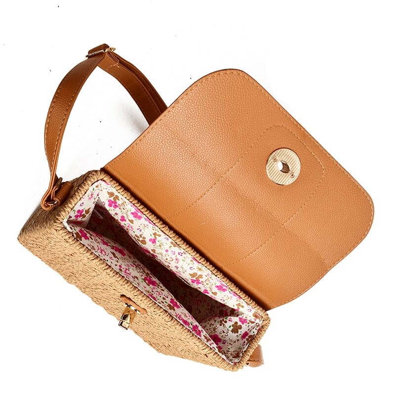 Straw Leather Crossbody Bag The Store Bags 