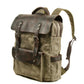 Canvas Leather Padded 15.6 Laptop Backpack The Store Bags 