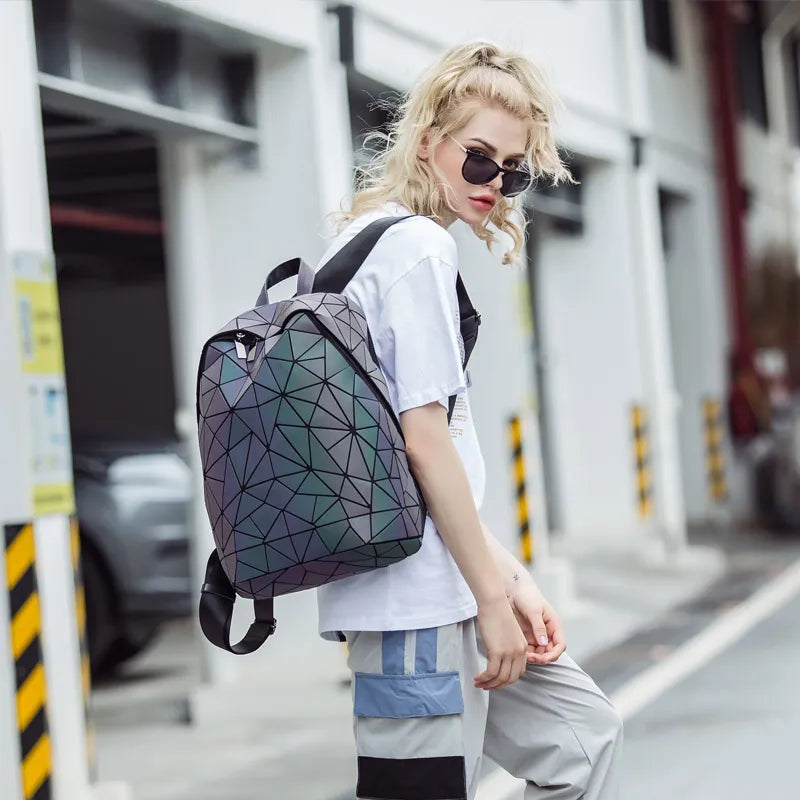 Holographic backpack top