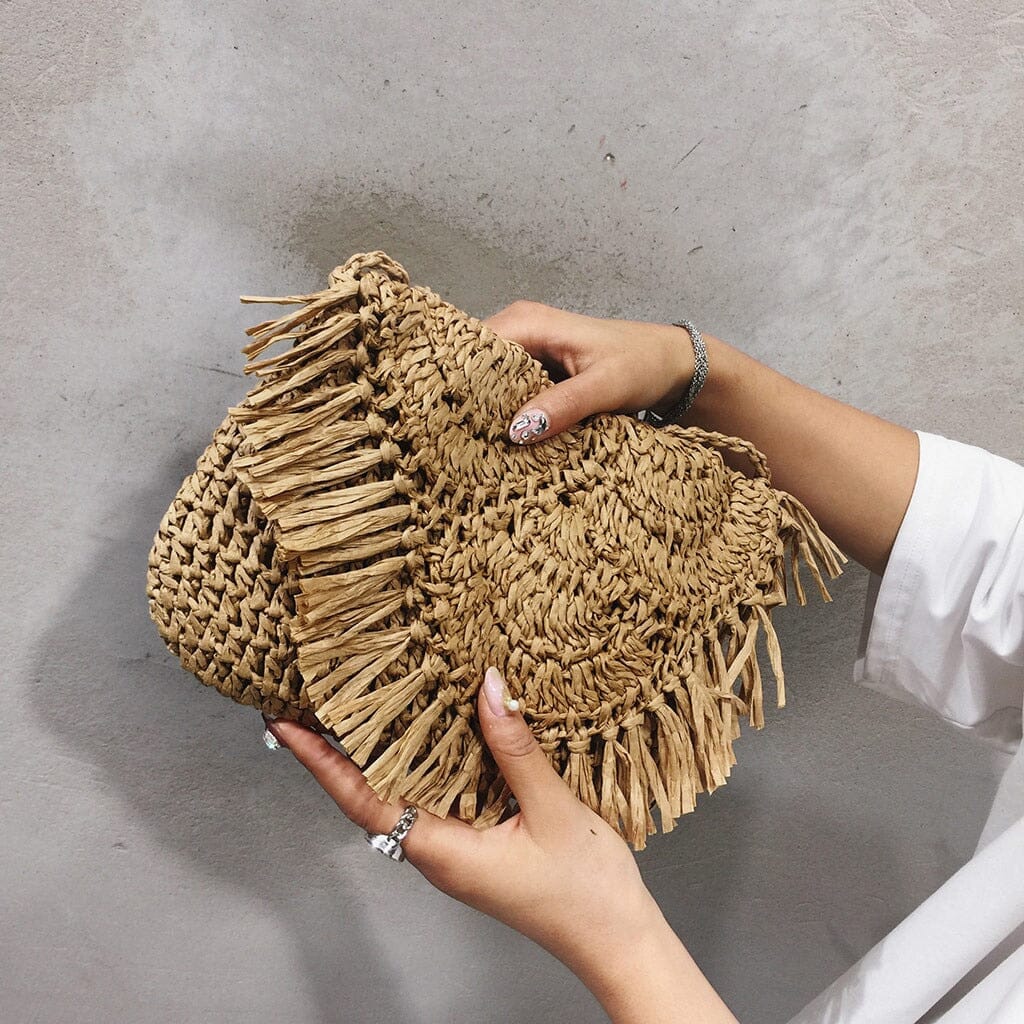 Straw Clutch Purse The Store Bags 