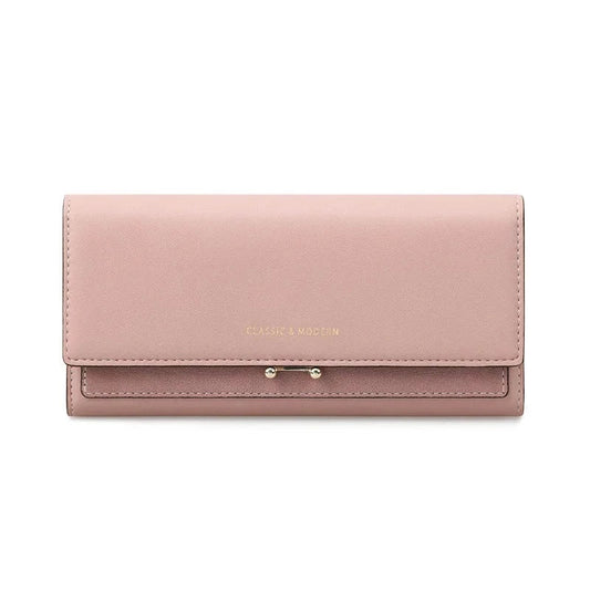 Pink Long Bifold Wallet The Store Bags Pink 