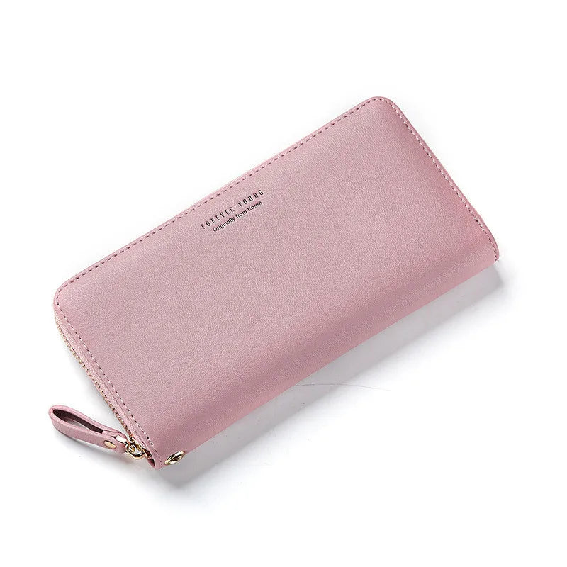 Leather Zip Around Purse The Store Bags pink 