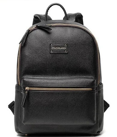 Vegan Leather Diaper Backpack