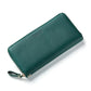Leather Zip Around Purse The Store Bags green 