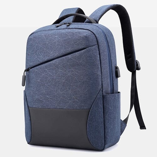 Multi Function USB Charging 14 Laptop Backpack The Store Bags Blue 