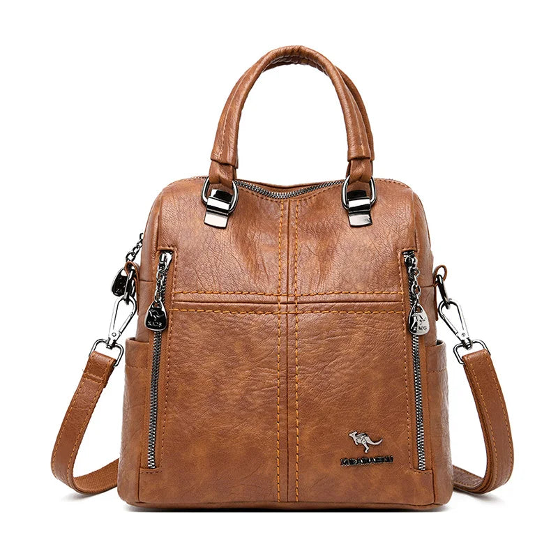 Leather Teal Backpack The Store Bags Brown 