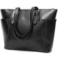 Rectangular Leather Tote Bag