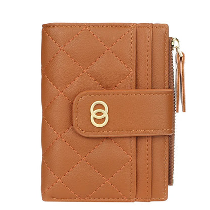 Small Black Leather Wallet Womens