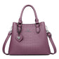 Croc Embossed Tote The Store Bags Purple 