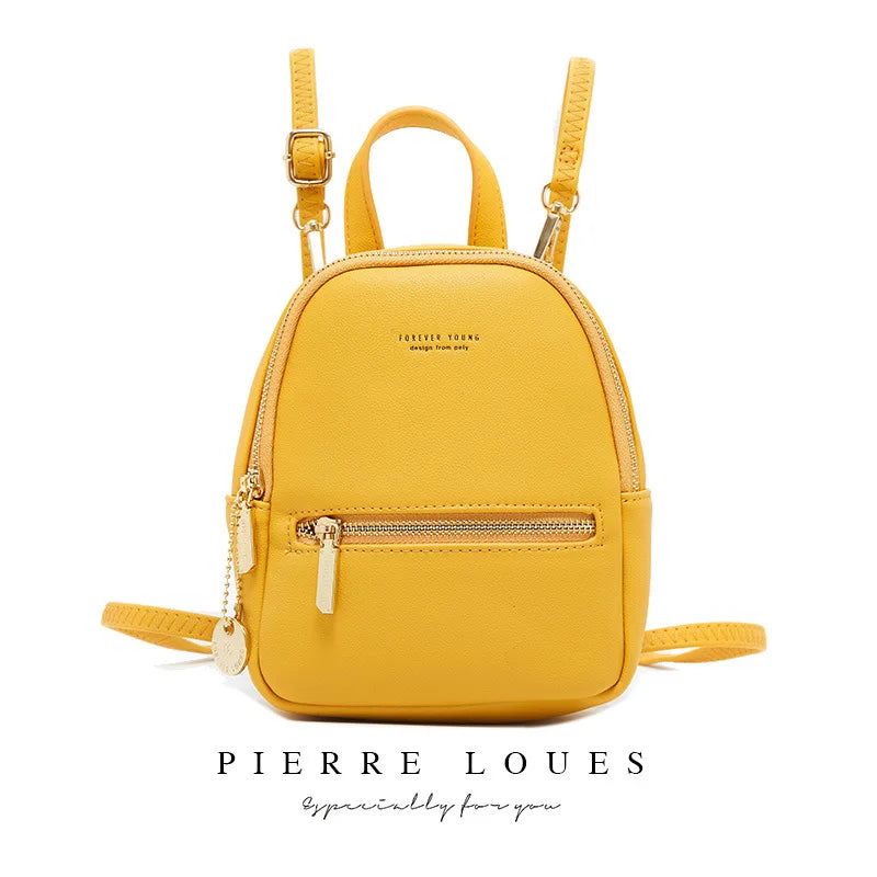 Yellow Leather Mini Backpack The Store Bags Yellow 