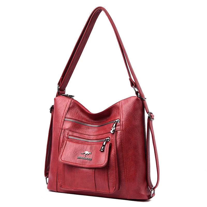 PU Leather Shoulder Bag Purse The Store Bags Red 