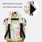 Floral Print Backpack Diaper Bag