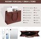 Bolso tote de piel
