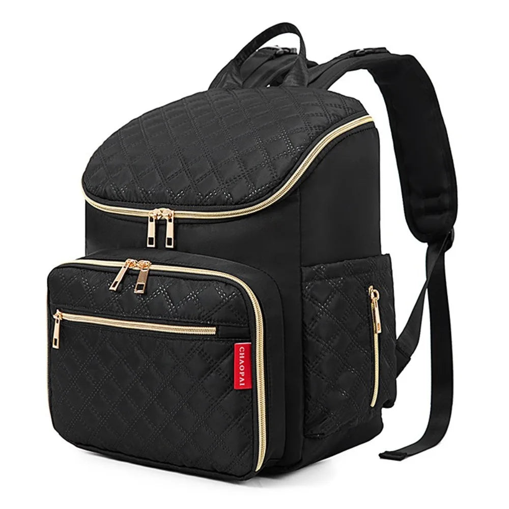 Quilted Diaper Backpack Unisex