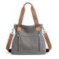 Large Zip Top Canvas Tote Bag The Store Bags GRAY 