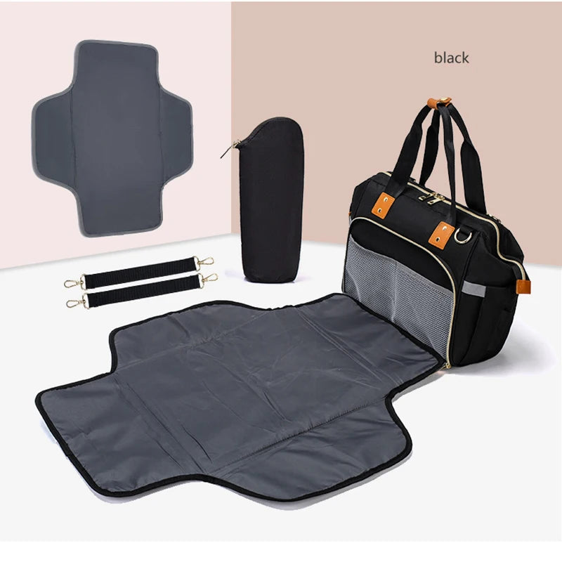 Unisex Messenger Diaper Bag The Store Bags black 