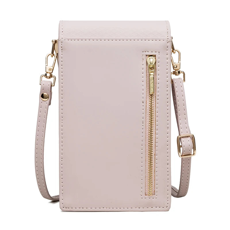 Leather Phone Wallet Crossbody