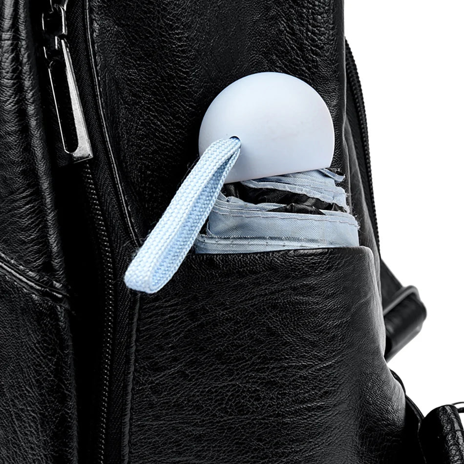 Leather Backpack Purse Anti Theft