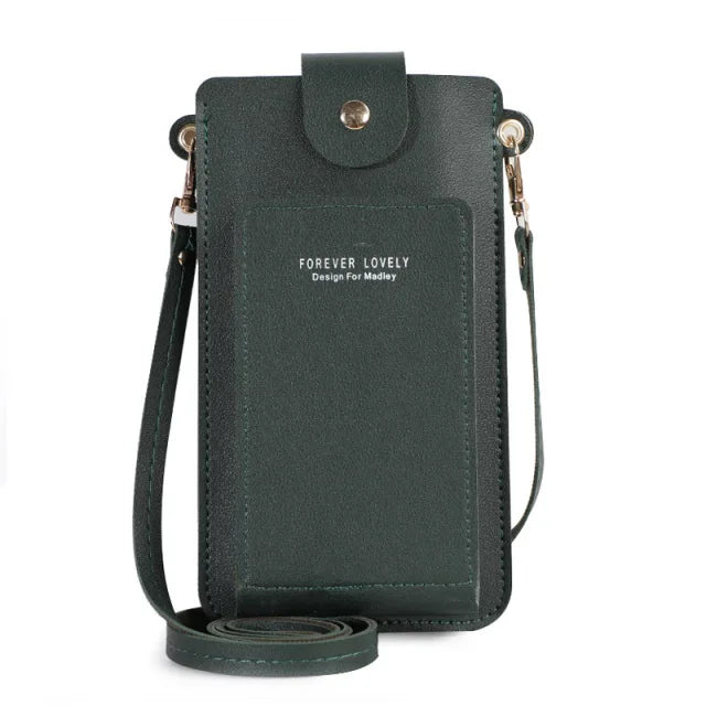 Leather Cellphone Pouch The Store Bags green 