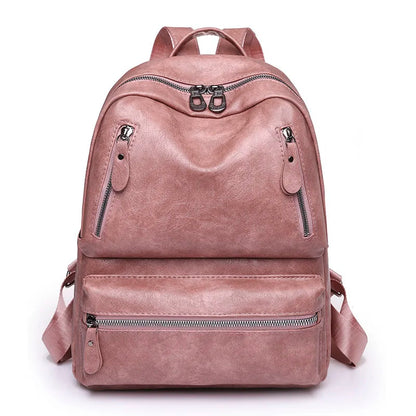 Pink Leather Backpack Purse The Store Bags Pink 