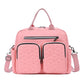 Compact Messenger Diaper Bag The Store Bags pink two 