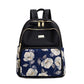 Floral Backpack Purse Concealed Carry The Store Bags Blue rose 