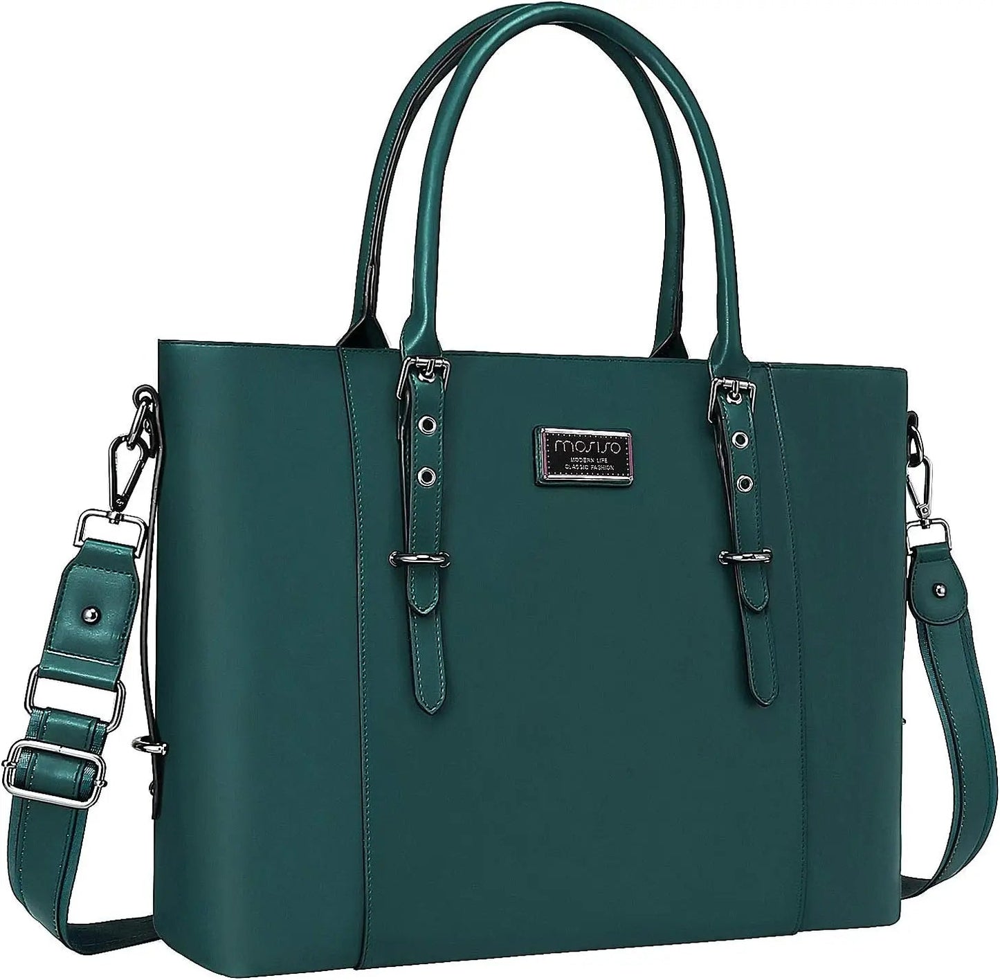 Women's 17 inch Laptop Tote The Store Bags Deep Teal 17.3 inch 