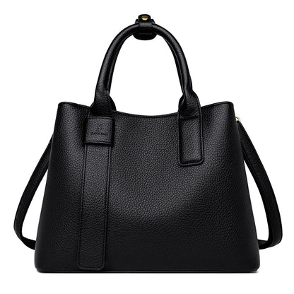 Small Leather Tote Handbag The Store Bags Black 