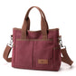 Large Zip Top Canvas Tote Bag