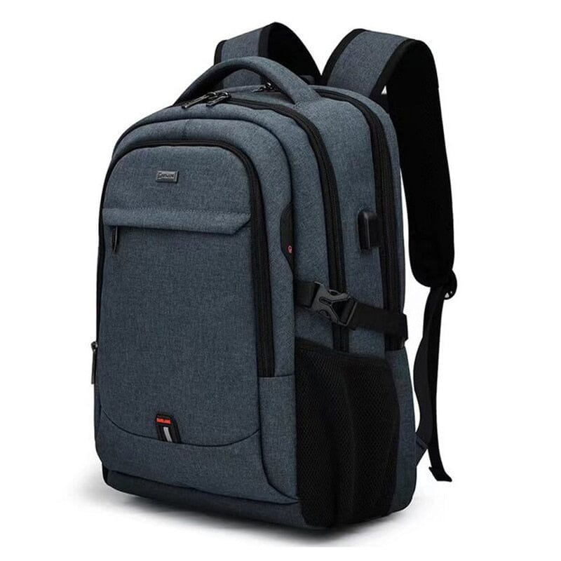 Business Laptop Backpack With USB 17-inch The Store Bags Hot Dark Blue 17 Inches 