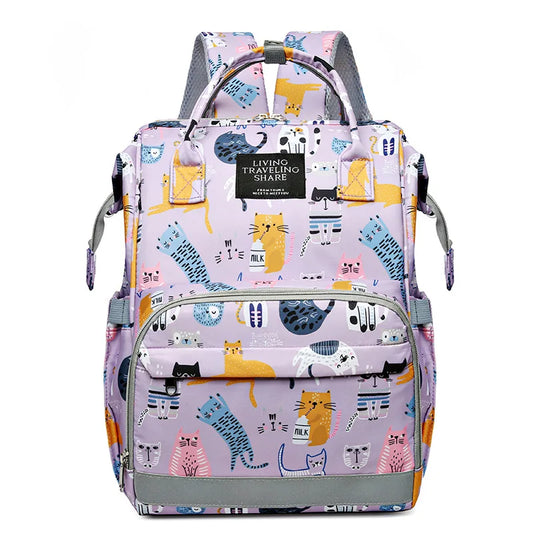 Mochila de pañales para gatos