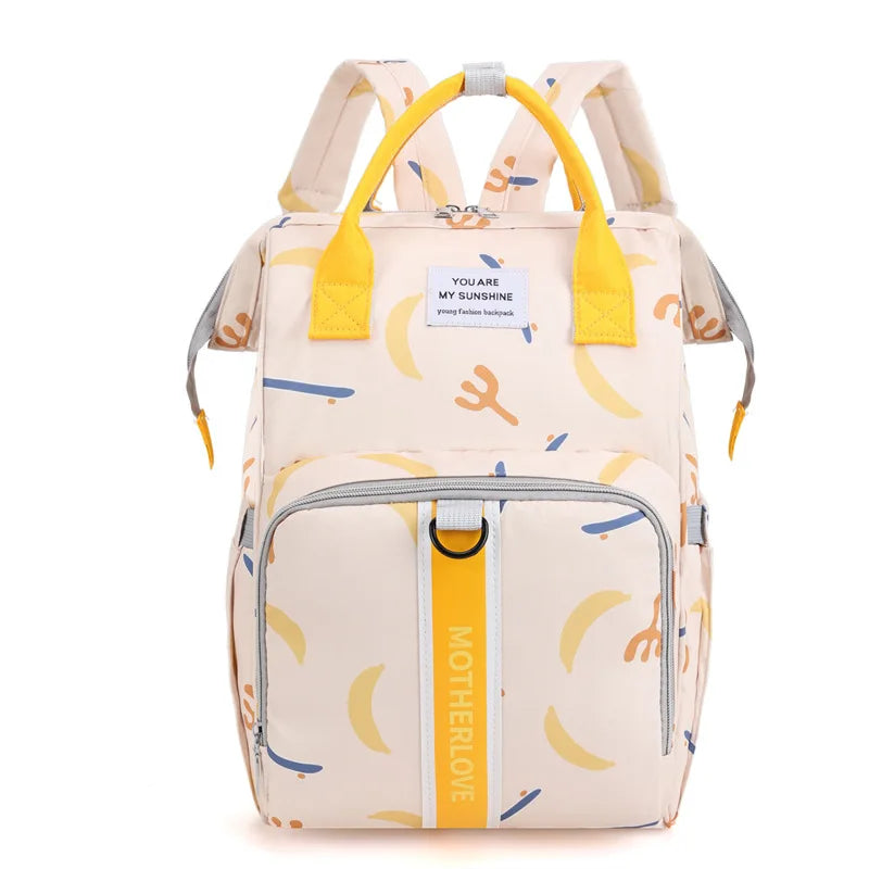 Nylon Diaper Bag Backpack