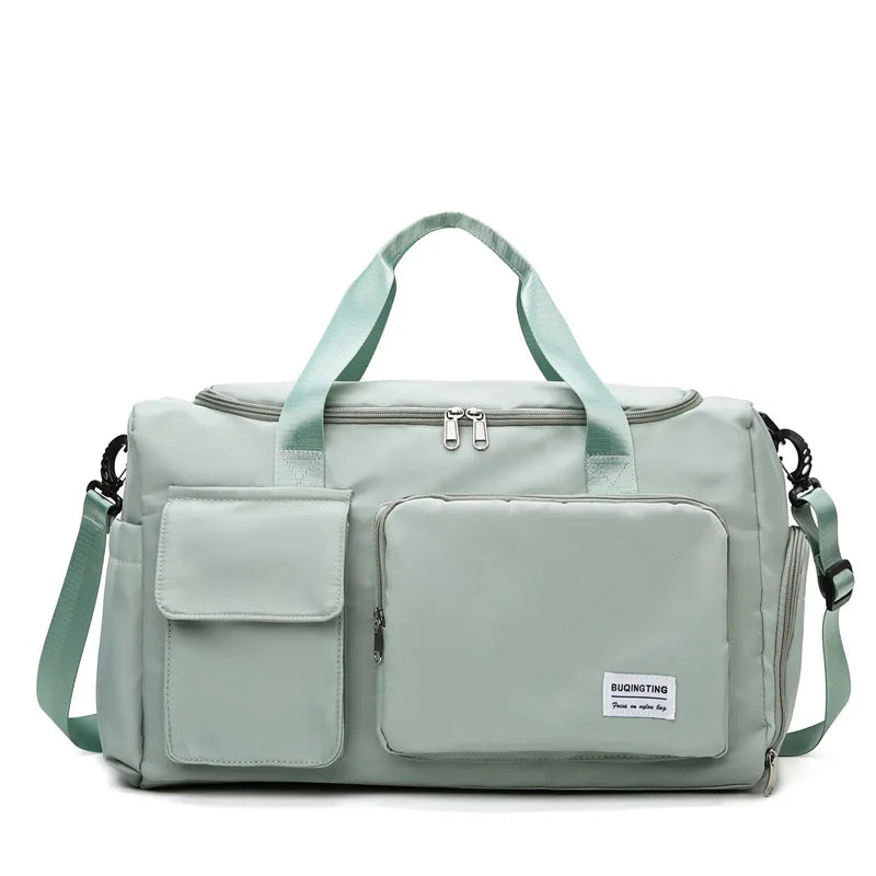 Women's Weekender Bag With Shoe Compartment The Store Bags Green 