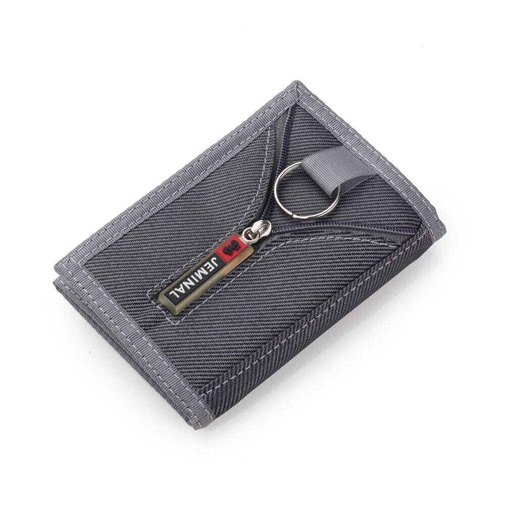 Mens Nylon Bifold Wallet Tactical The Store Bags grey 