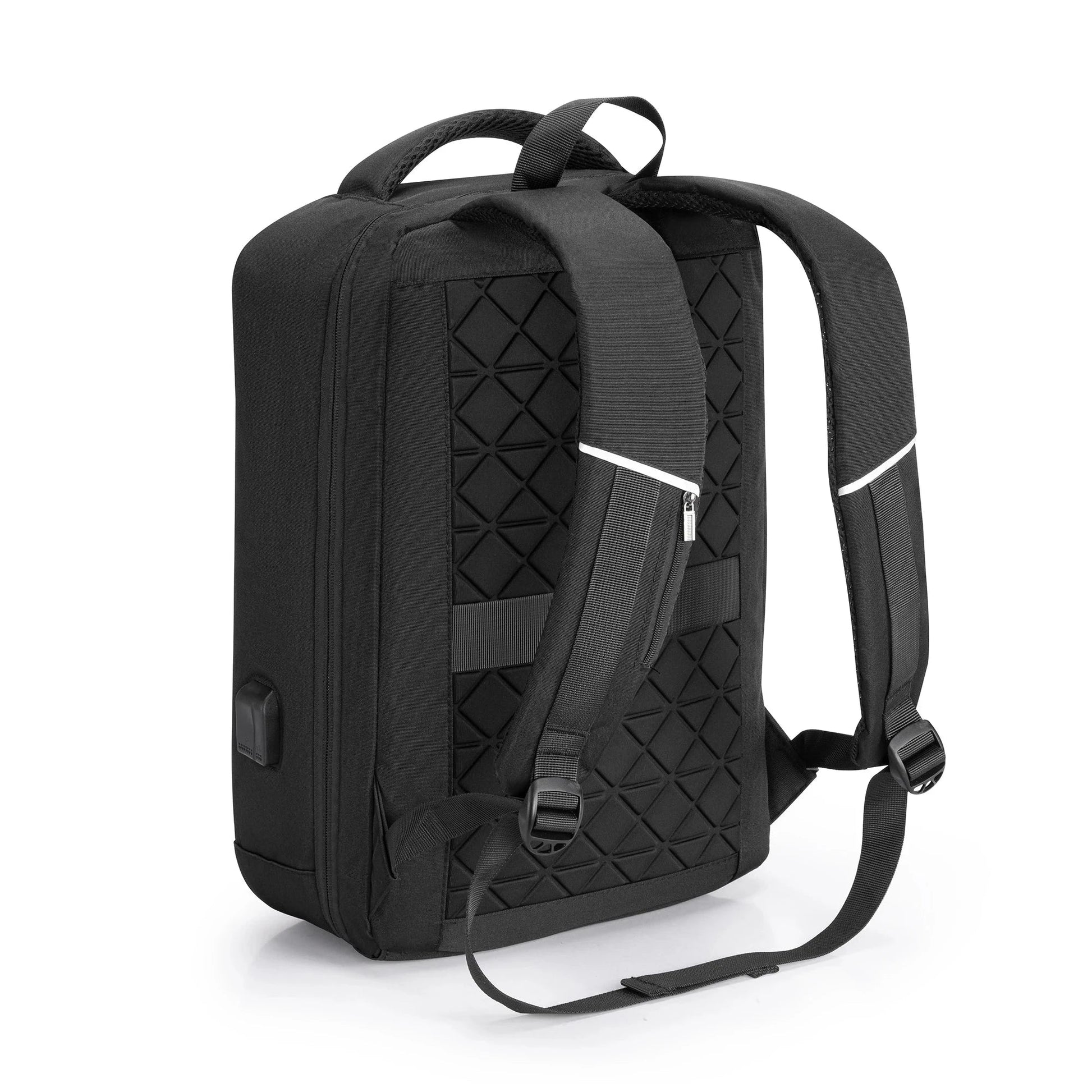 Anti Theft Laptop Backpack With USB Charger Black The Store Bags 