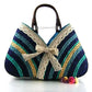 Bolso de paja bohemio
