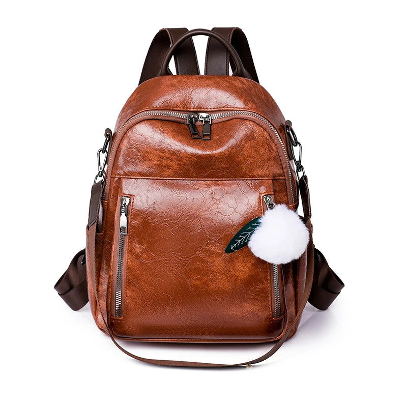 Small Leather Convertible Backpack The Store Bags Brown 