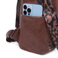 Leopard Backpack Purse