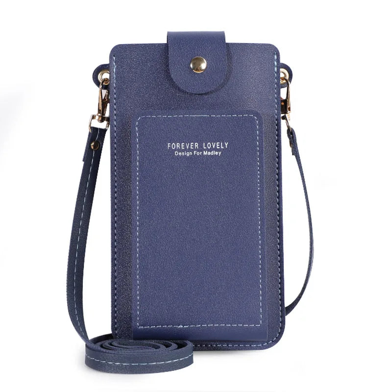 Leather Cellphone Pouch The Store Bags Dark Blue 