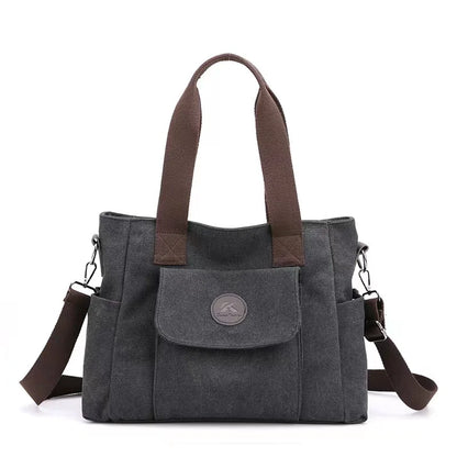 Black Rectangle Tote Bag