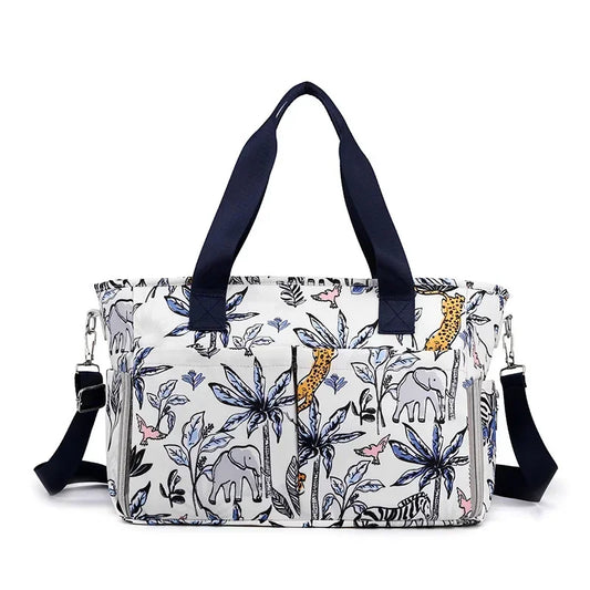 Floral Tote Diaper Bag