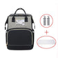 Famicare Nappy USB Backpack The Store Bags grey black 