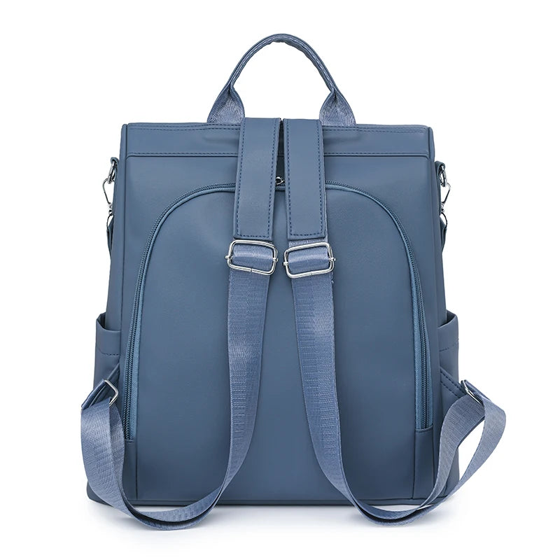 Leather Anti Theft Backpack Purse